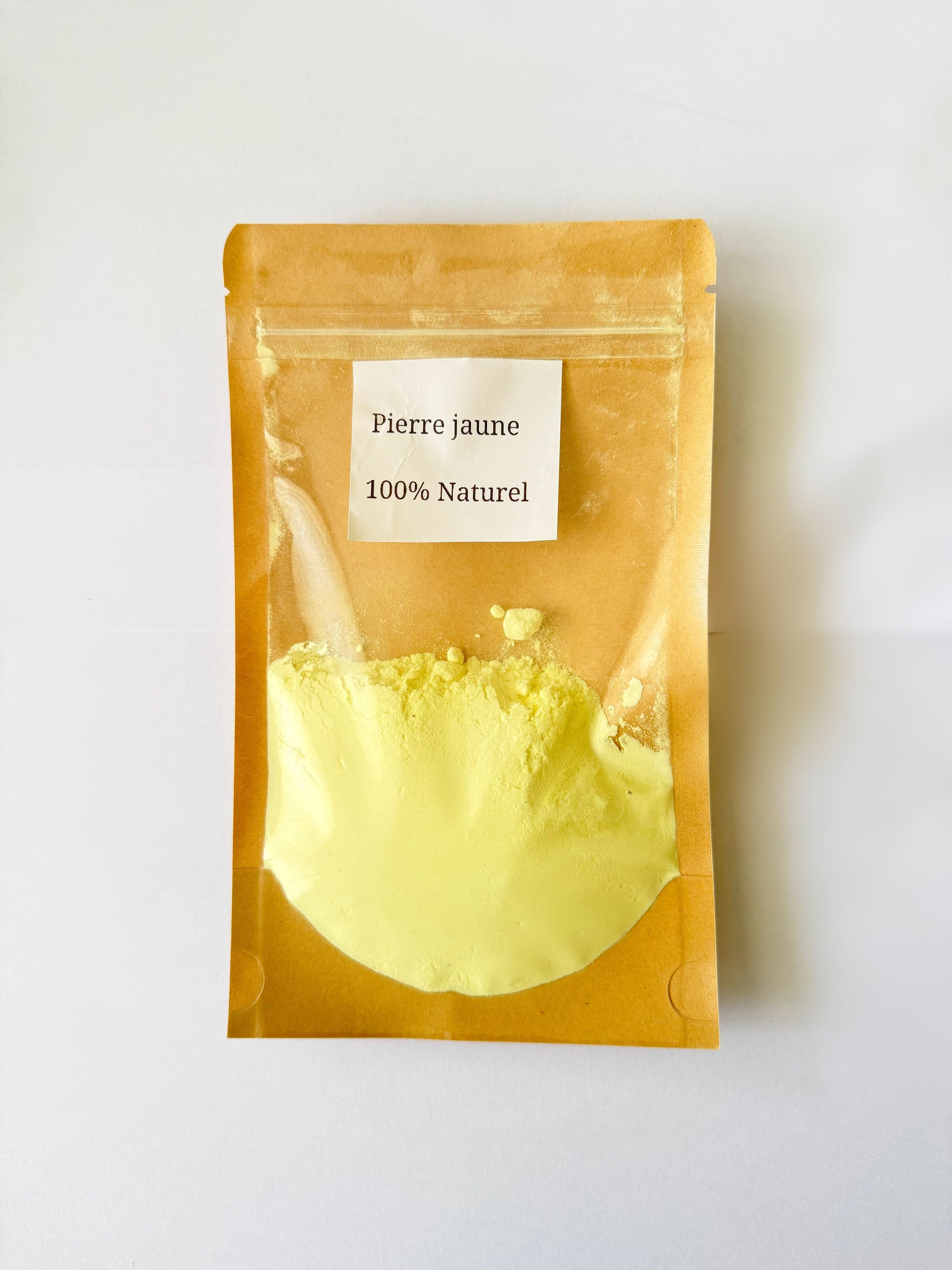 Pierre jaune 100% naturel - origine Cameroun