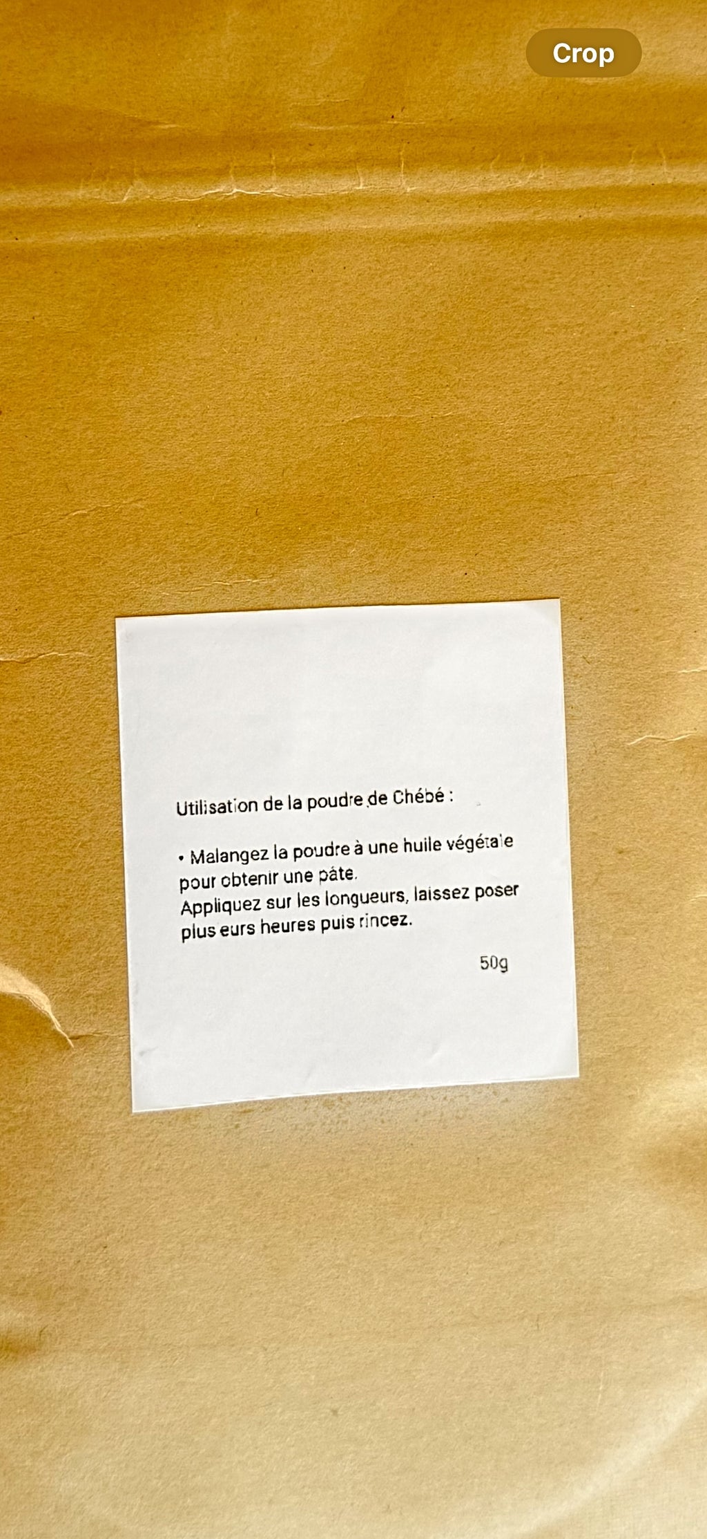 Poudre de Chébé 100% naturelle – Origine Tchad 50g