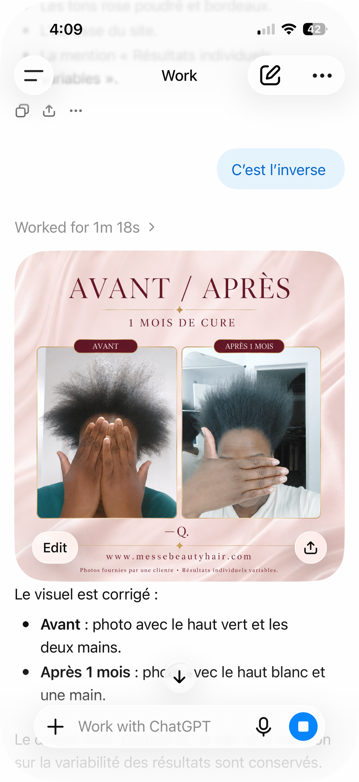 🌿 Cure de pousse pour cheveux crépus – 100% végétale 🌿