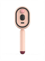 Brosse à cheveux rose poudré, dos
