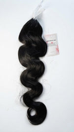 Mèche complète body wave 22 pouces en cheveux naturels, étiquette Messe Beauty Hair